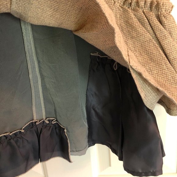 🇨🇦 Vintage Toronto-designed Passenger Pigeon ruffle hem skirt Sz M - Picture 6 of 12